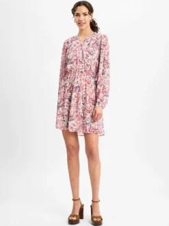 BOSS Orange Kleider<Damen Kleid - C_Ditissy mehrfarbig koralle gemustert