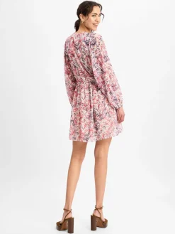 BOSS Orange Kleider<Damen Kleid - C_Ditissy mehrfarbig koralle gemustert