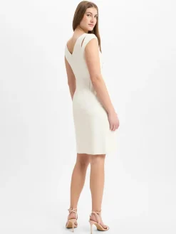 BOSS Kleider<Damen Kleid - Dileky weiß uni