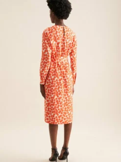 Seidensticker Kleider<Damen Kleid - Druck orange bedruckt