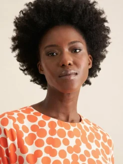 Seidensticker Kleider<Damen Kleid - Druck orange bedruckt