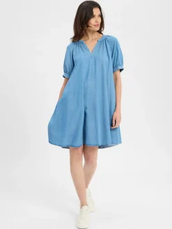 Marie Lund Kleider<Damen Kleid - Maria bleached uni