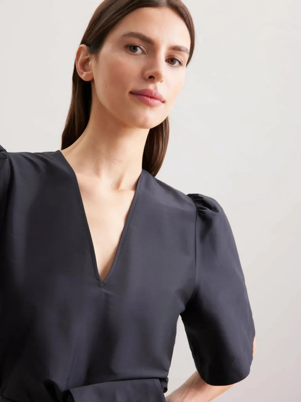 Seidensticker Kleider<Damen Kleid - Uni schwarz uni