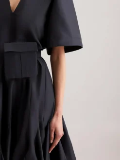 Seidensticker Kleider<Damen Kleid - Uni schwarz uni