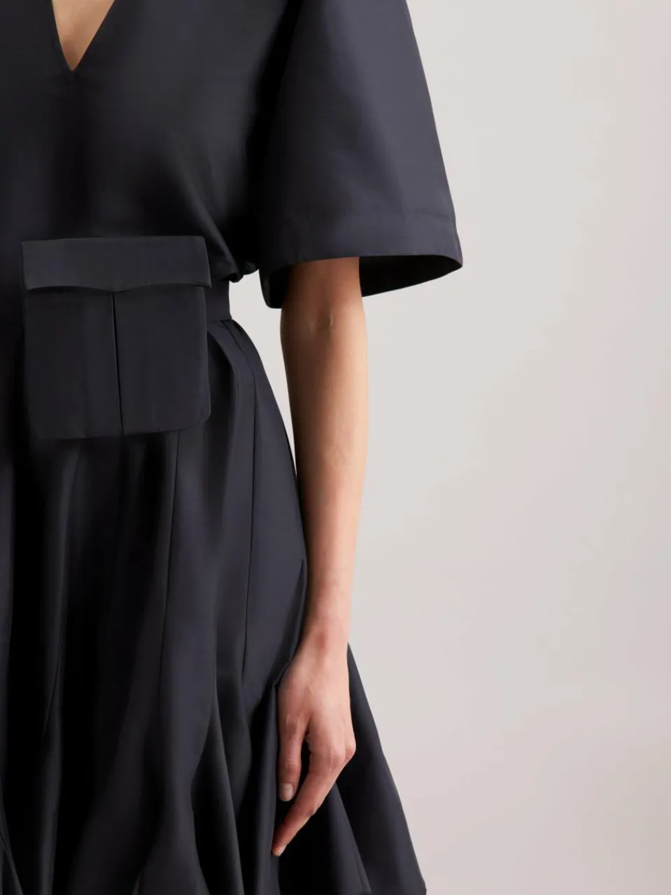 Seidensticker Kleider<Damen Kleid - Uni schwarz uni