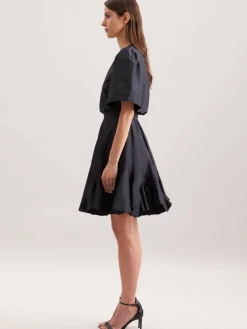 Seidensticker Kleider<Damen Kleid - Uni schwarz uni