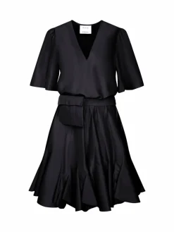 Seidensticker Kleider<Damen Kleid - Uni schwarz uni