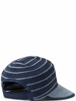 Loevenich Mützen & Hüte<Damen Kopfbedeckung marine hellblau uni