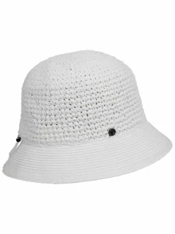 Loevenich Mützen & Hüte<Damen Kopfbedeckung weiß uni