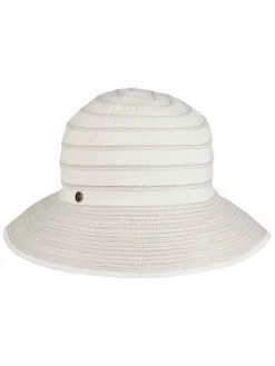 Loevenich Mützen & Hüte<Damen Kopfbedeckung beige gestreift