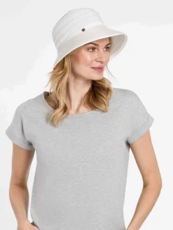 Loevenich Mützen & Hüte<Damen Kopfbedeckung beige gestreift