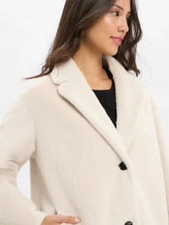 Rofa Jacken & Westen<Damen Kunstfelljacke ecru uni