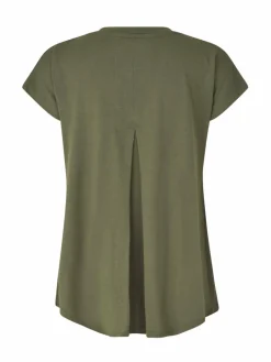 Masai Shirts & Tops<Damen Kurzarm T-shirt grün uni