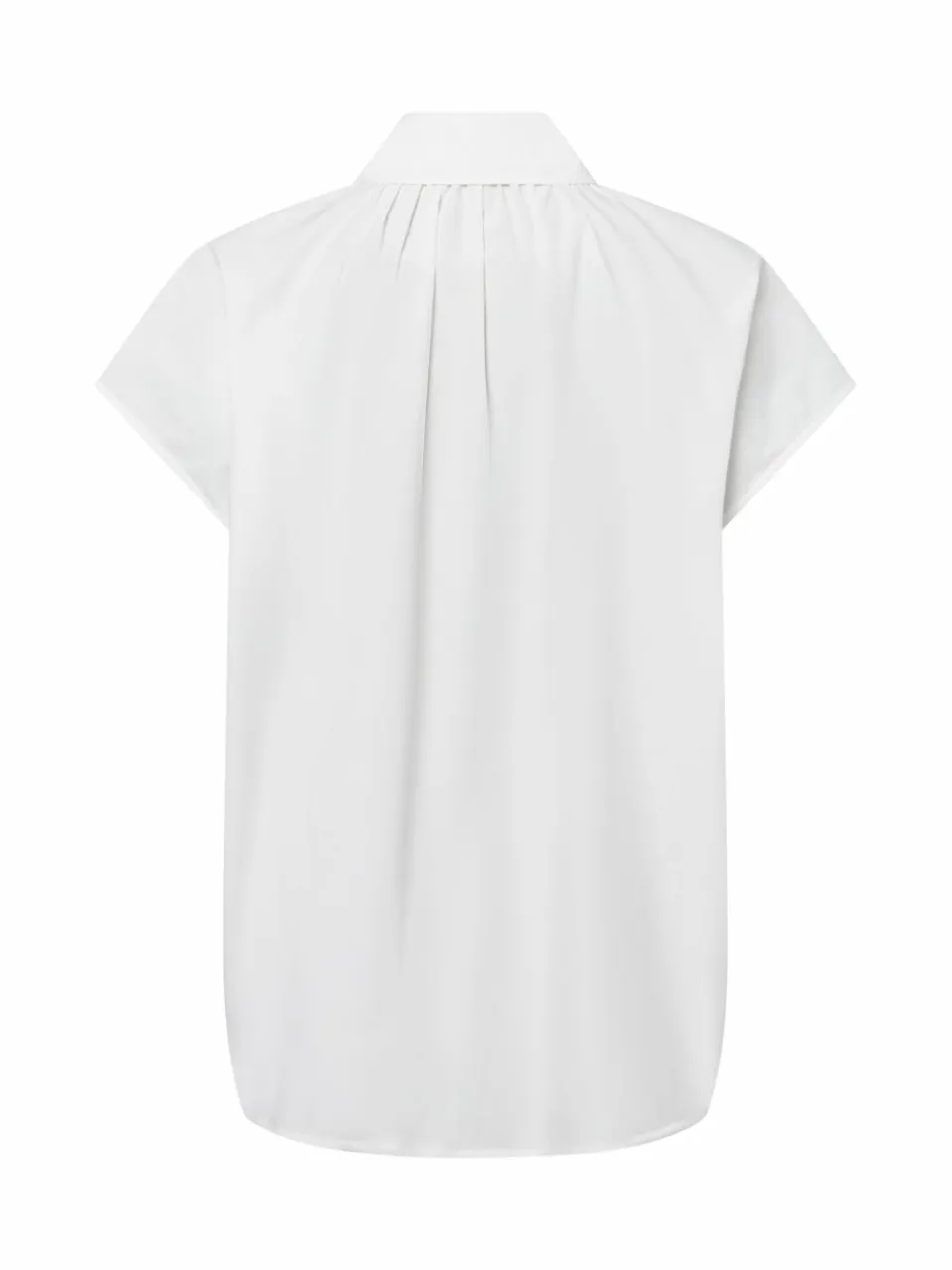 Weekend Max Mara Blusen<Damen Kurzarmbluse - Vallo weiß uni