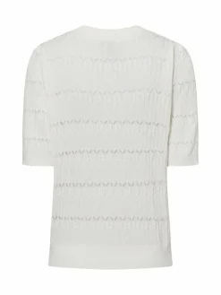 Nümph Pullover & Strickjacken<Damen Kurzarm-Pullover - Nunicky ecru uni