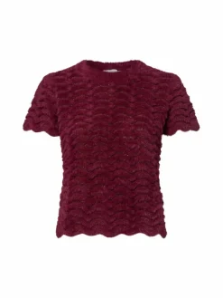 Damen Rich & Royal Shirts & Tops>Damen Kurzarmpullover - Zig Zag