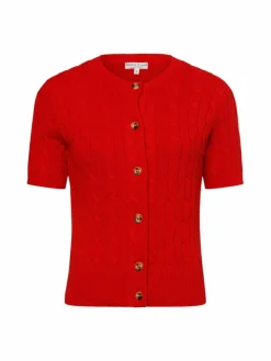 Damen Marie Lund Pullover & Strickjacken>Damen Kurzarm-Strickjacke