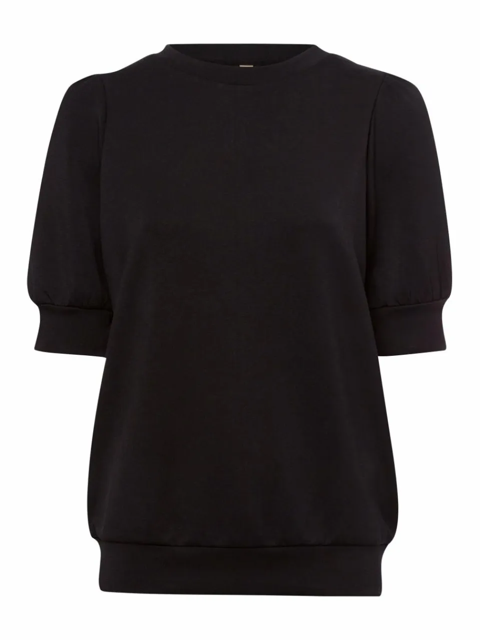 soyaconcept® Sweatshirts & Sweatjacken<Damen kurzarm-Sweatshirt - SC-Banu 83 schwarz uni