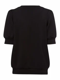 soyaconcept® Sweatshirts & Sweatjacken<Damen kurzarm-Sweatshirt - SC-Banu 83 schwarz uni