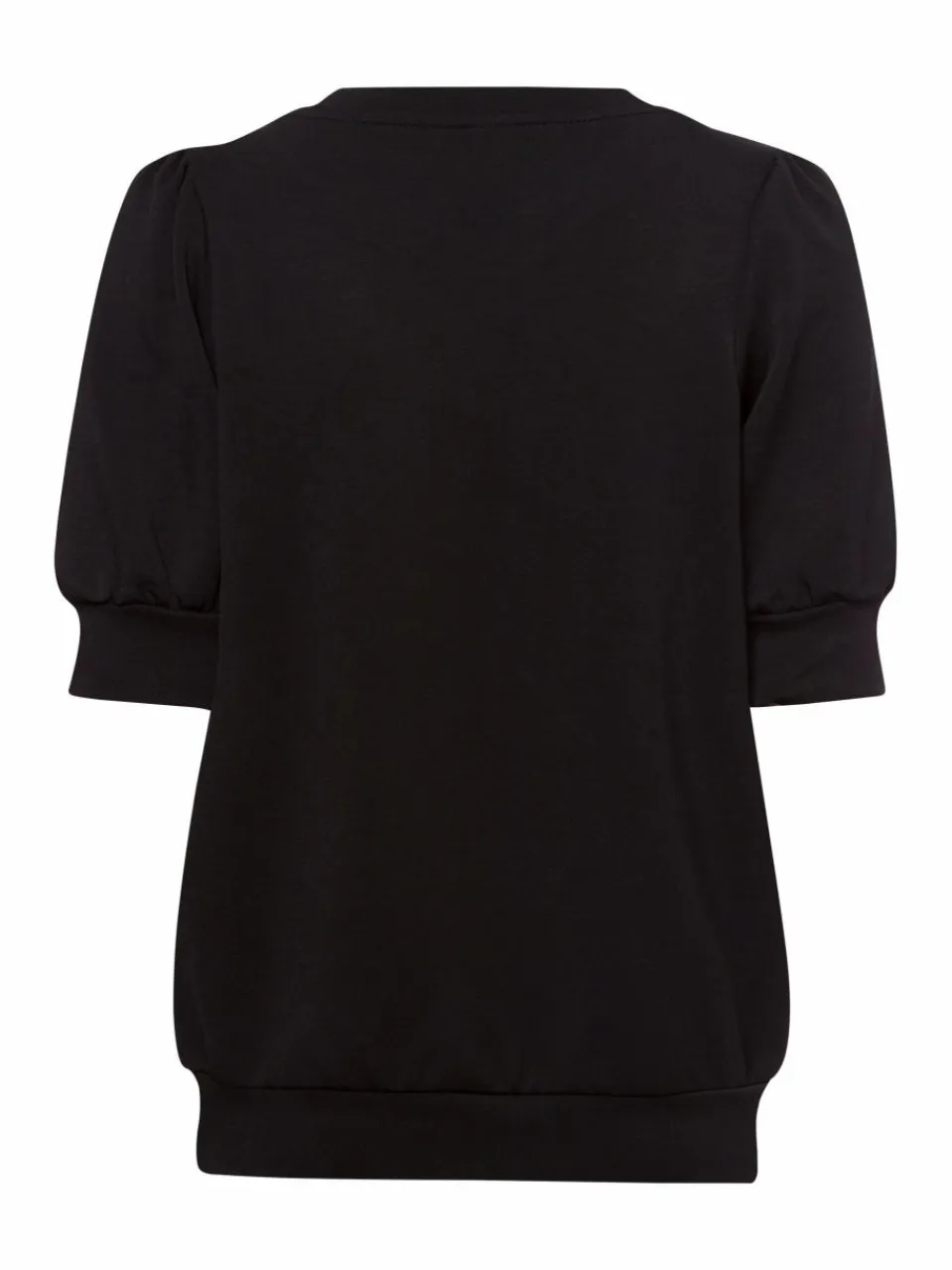 soyaconcept® Sweatshirts & Sweatjacken<Damen kurzarm-Sweatshirt - SC-Banu 83 schwarz uni