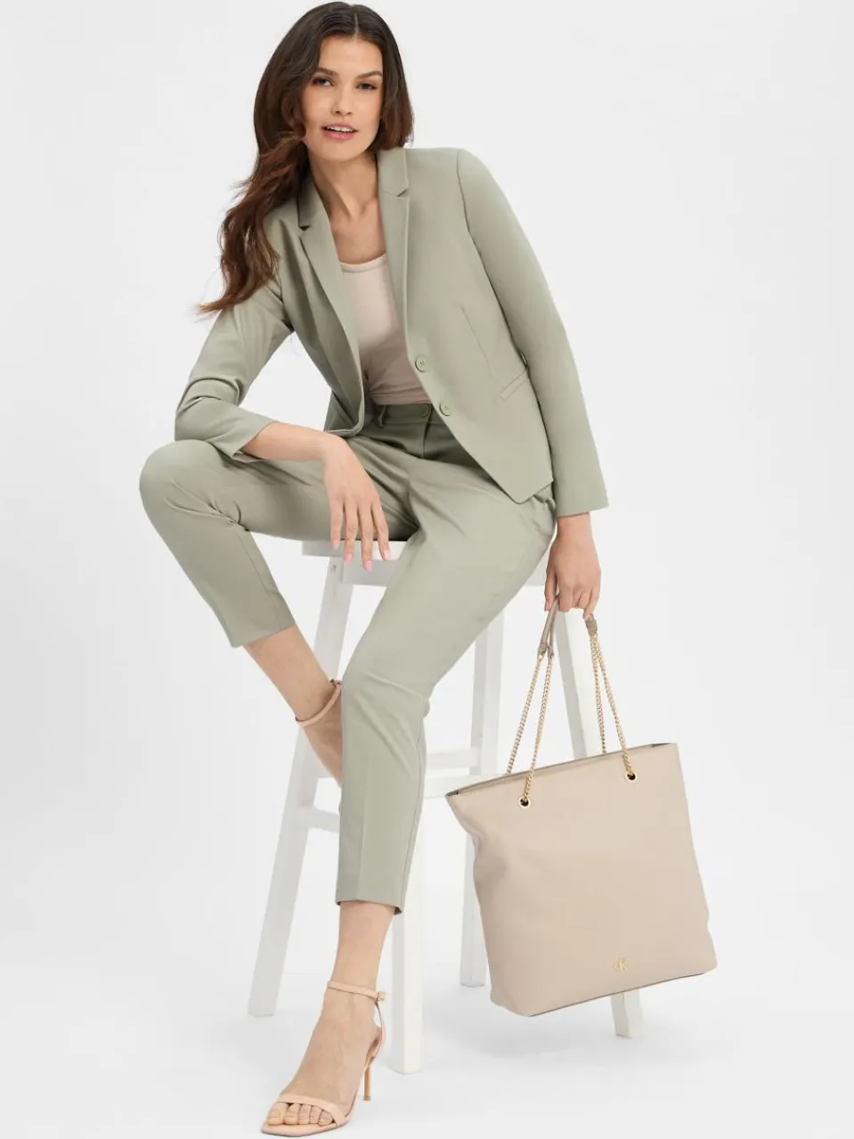 Marie Lund Blazer<Damen Kurzblazer lind uni