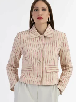 Damen Faina Blazer>Damen Kurze Blazerjacke