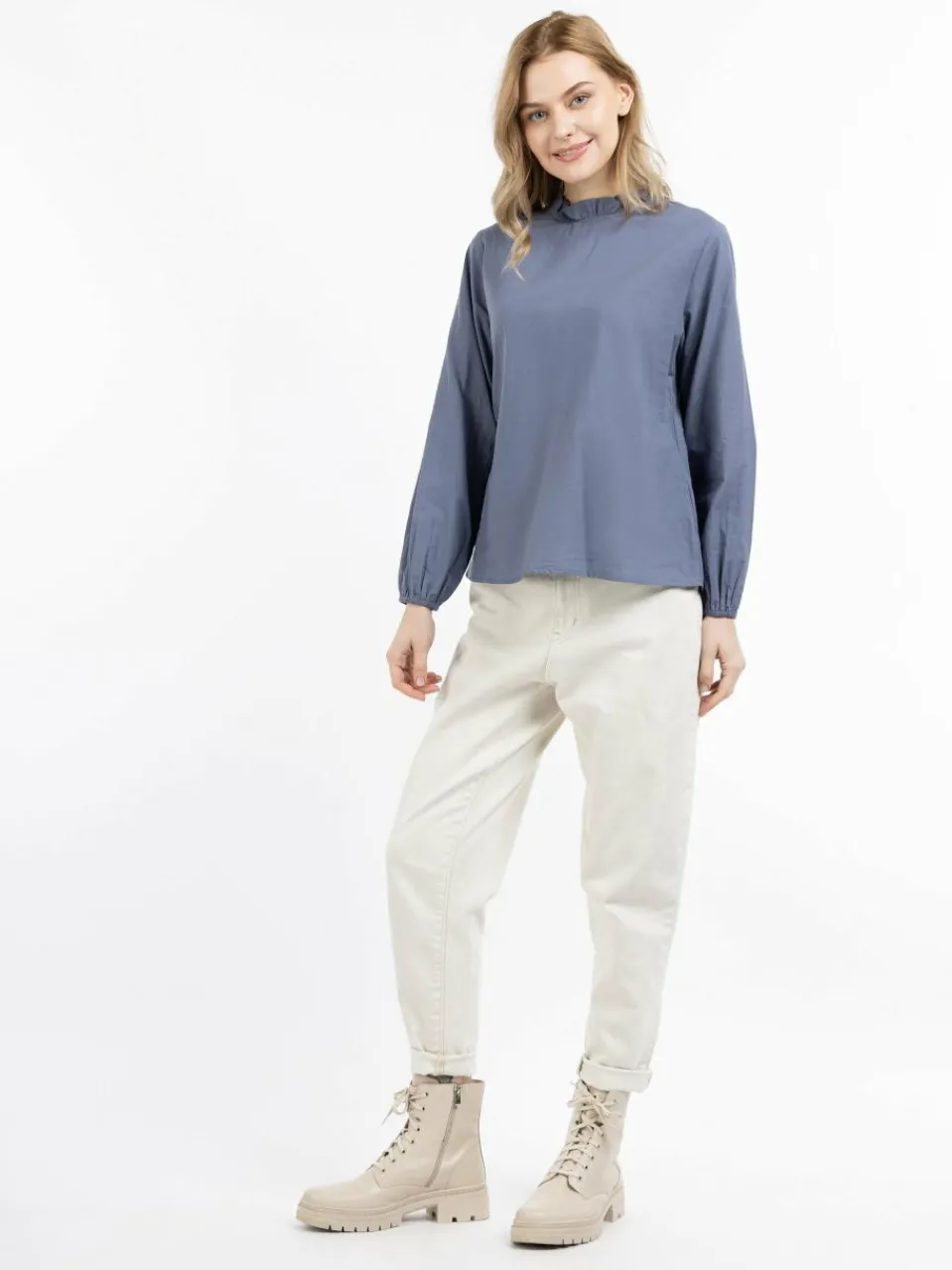 Damen Dreimaster Sweatshirts & Sweatjacken>Damen Langarmbluse