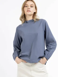 Damen Dreimaster Sweatshirts & Sweatjacken>Damen Langarmbluse