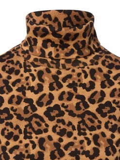 brookshire Shirts & Tops<Damen Langarmshirt schwarz camel gemustert