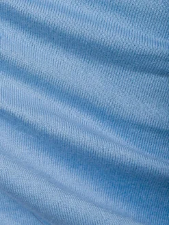 comma casual identity Pullover & Strickjacken<Damen Langarmshirt hellblau uni