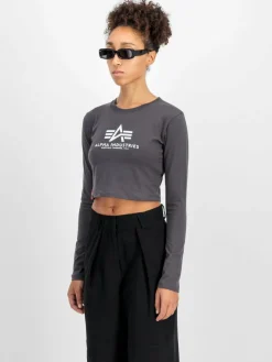 Damen Alpha Industries Shirts & Tops>Damen Langarmshirt