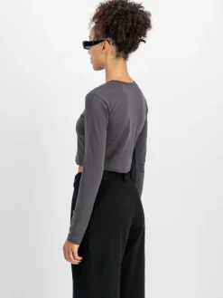 Damen Alpha Industries Shirts & Tops>Damen Langarmshirt