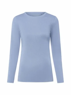 brookshire Shirts & Tops<Damen Langarmshirt hellblau uni