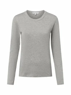 Marie Lund Shirts & Tops<Damen Langarmshirt grau meliert