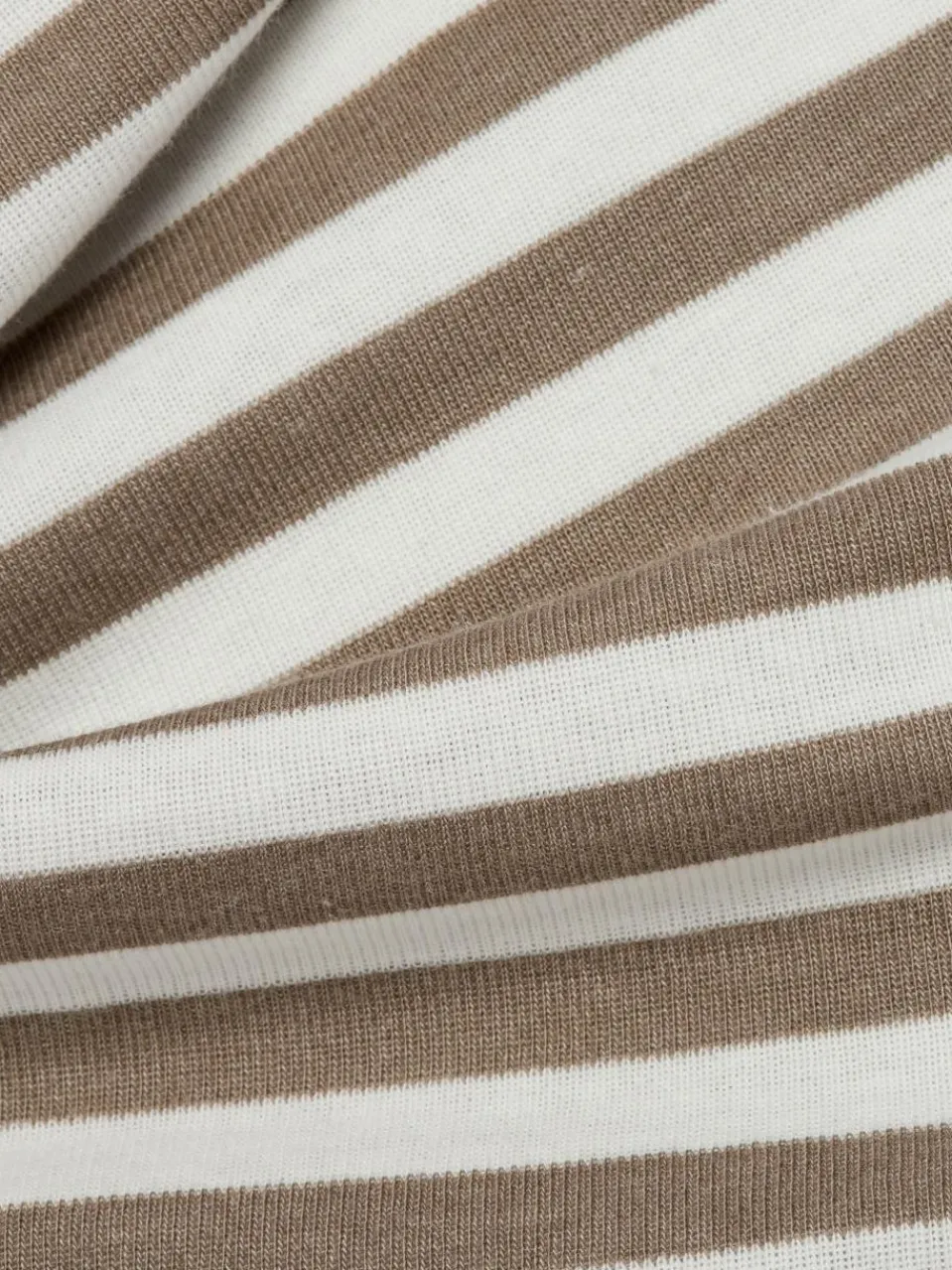 brookshire Shirts & Tops<Damen Langarmshirt taupe ecru gestreift