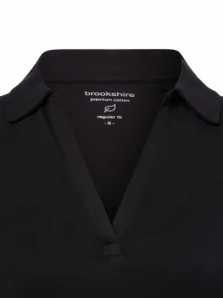 brookshire Shirts & Tops<Damen Langarmshirt schwarz uni