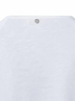 Rich & Royal Shirts & Tops<Damen Langarmshirt weiß uni