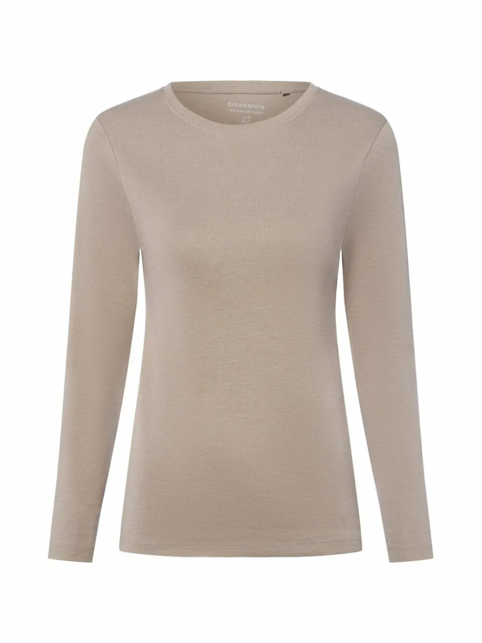 brookshire Shirts & Tops<Damen Langarmshirt hellgrau uni