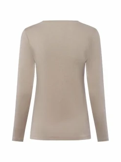 brookshire Shirts & Tops<Damen Langarmshirt hellgrau uni