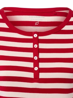 brookshire Shirts & Tops<Damen Langarmshirt rot rosa gestreift