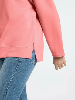 Frieda & Freddies Sweatshirts & Sweatjacken<Damen Langarmshirt koralle uni