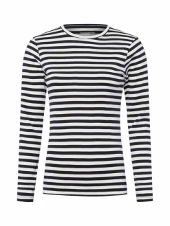 brookshire Shirts & Tops<Damen Langarmshirt marine ecru gestreift