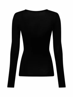 Samsøe Samsøe Shirts & Tops<Damen Langarmshirt - Sadou schwarz uni