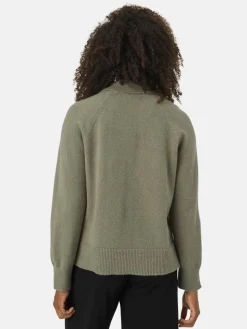 Masai Pullover & Strickjacken<Damen Langarm-Strickpullover grau uni