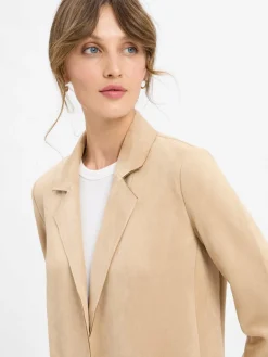 Betty Barclay Blazer<Damen Langblazer beige uni