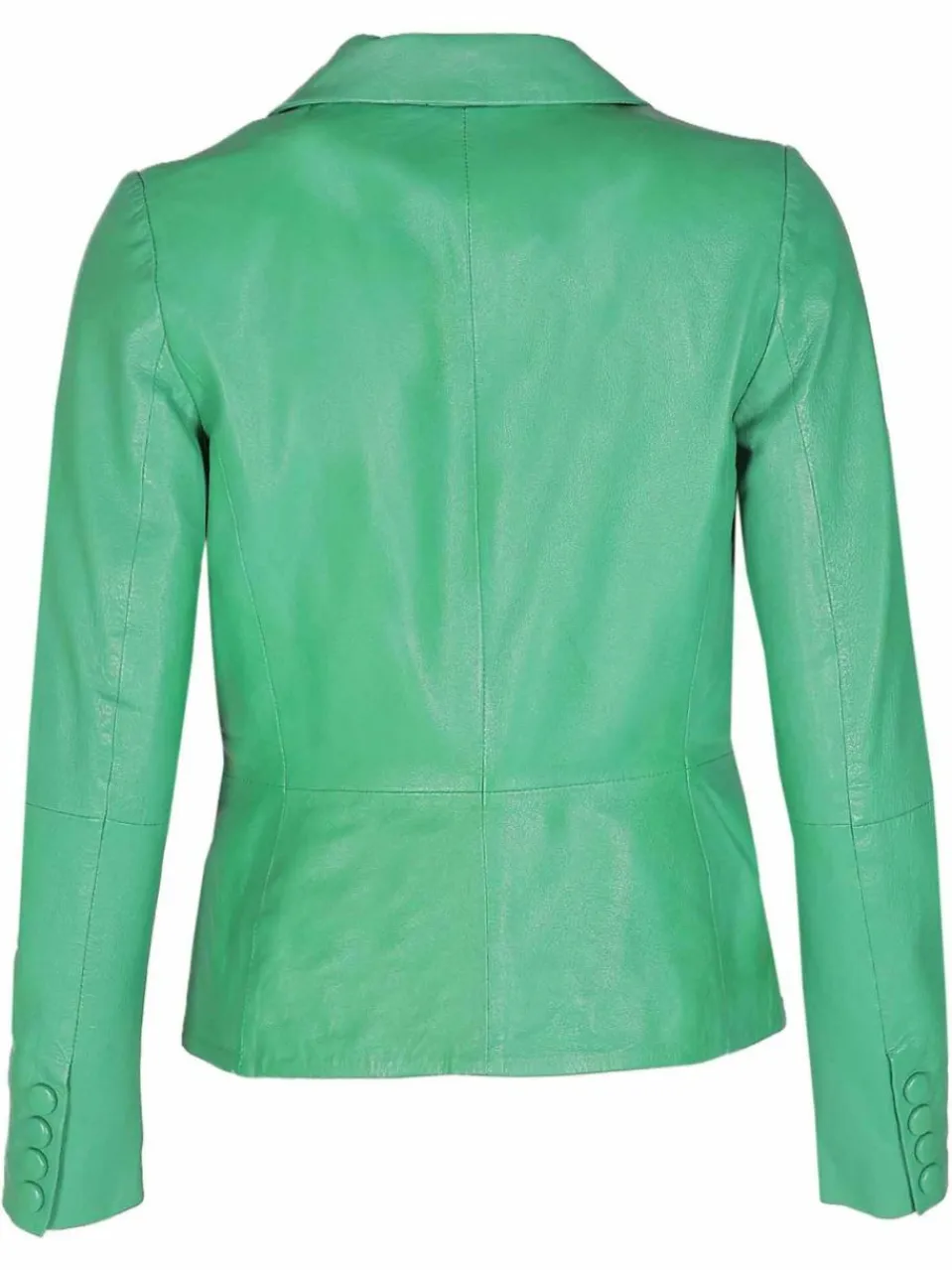 Maze Jacken & Westen<Damen Lederblazer grün uni