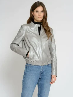 Damen Maze Jacken & Westen>Damen Lederblouson