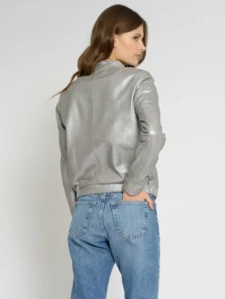 Damen Maze Jacken & Westen>Damen Lederblouson