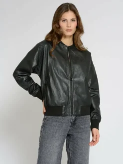 Damen Maze Jacken & Westen>Damen Lederblouson