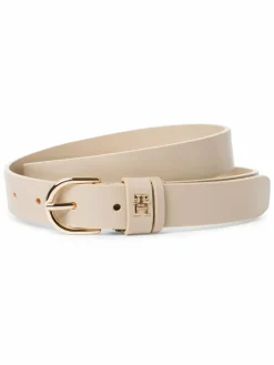 Tommy Hilfiger Gürtel<Damen Ledergürtel ecru uni